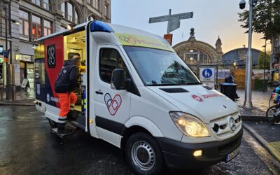 Pflasterlaster im Einsatz – medizinische Erstversorgung direkt auf der Straße