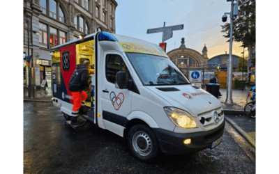Pflasterlaster im Einsatz – medizinische Erstversorgung direkt auf der Straße